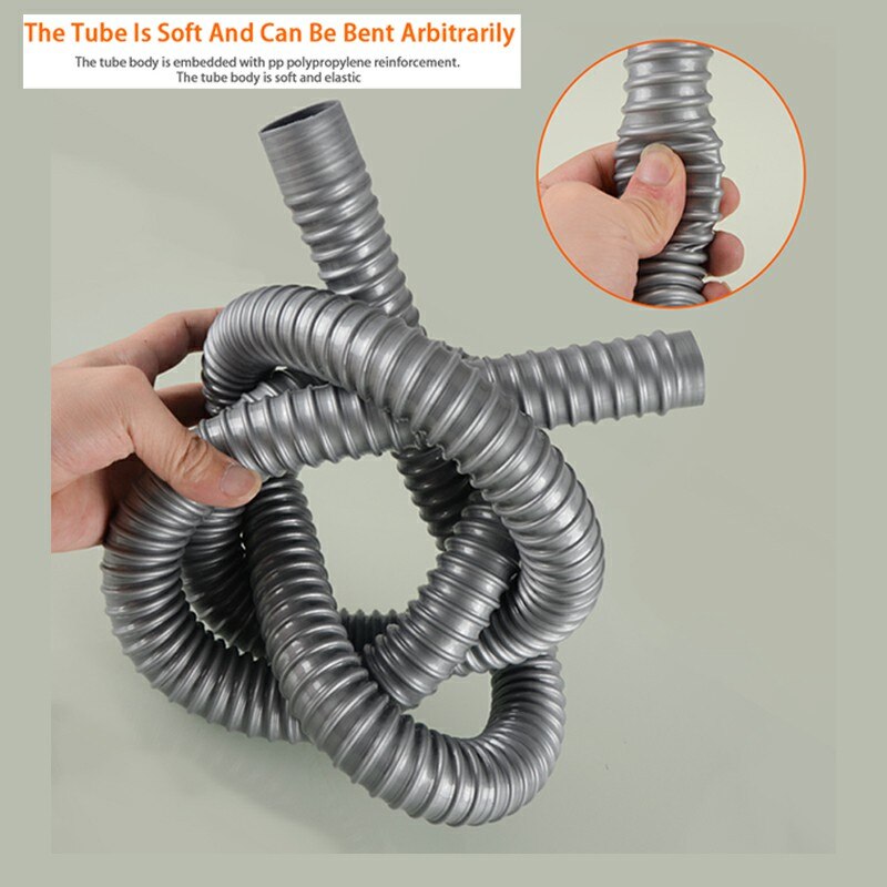 Tubería de drenaje Universal para lavabo, 0,3-2M, diámetro interno de 32MM, extensión, espesa, manguera de repuesto Flexible, pajitas, piezas duraderas