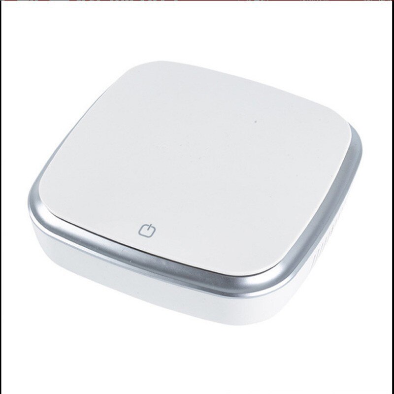 Purificador de aire portátil para coche, limpiador de iones negativos, barra de oxígeno, ionizador de ozono, accesorios de interior: White