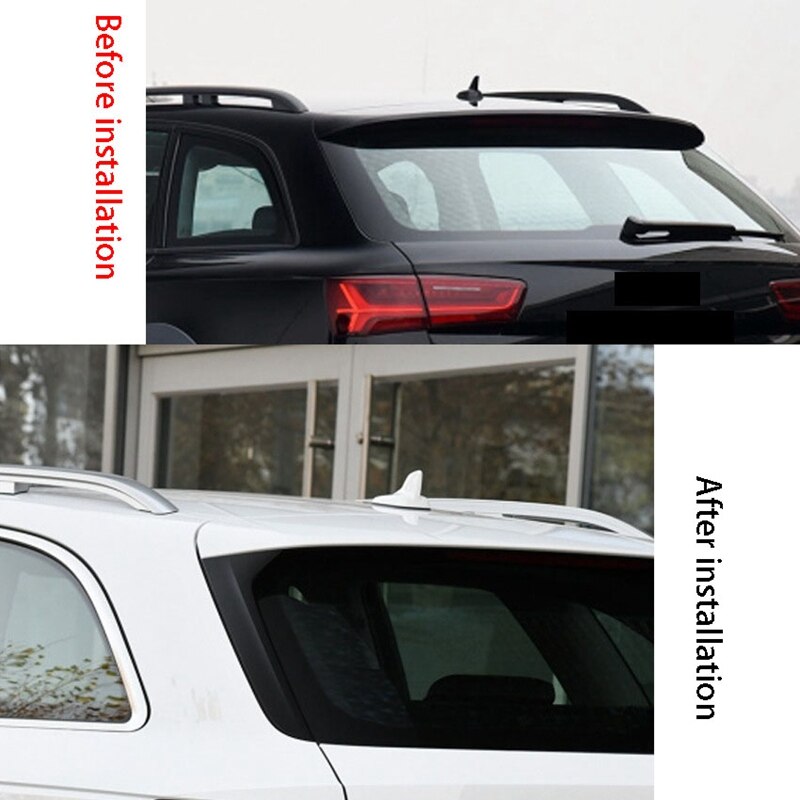 Achtervleugel Side Spoiler Stickers Trim Cover Accessoires Auto Styling Voor A6 C7 Avant Allroad