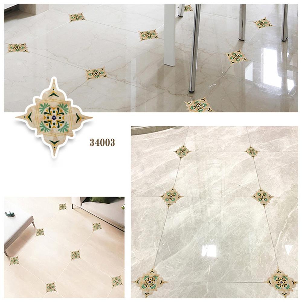 Tile Stickers Living Room Kitchen Bedroom Floor Decoration Removable Wall Sticker Home DIY Ornaments Ceramic Stickers #109