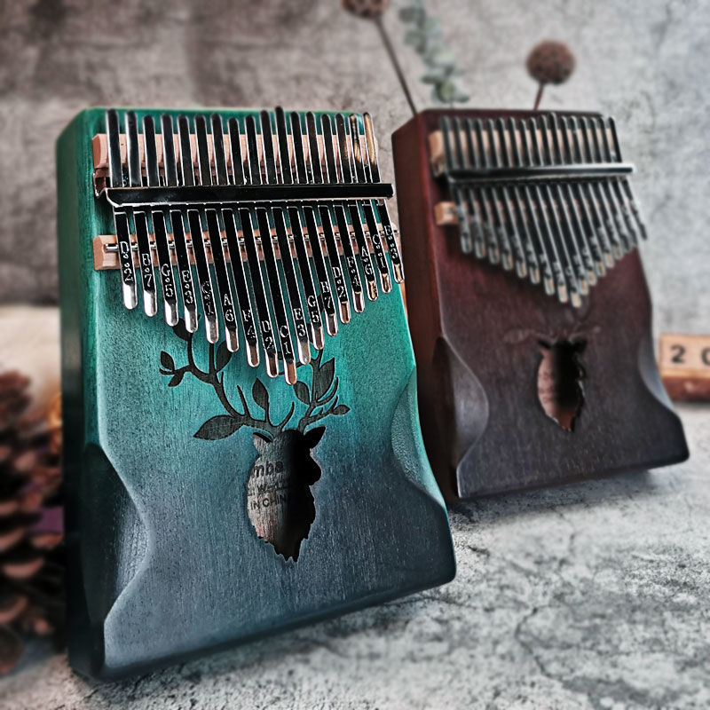 Thumb Piano 17-tone Kalimba Beginner Introduction KAlimaba Finger Piano Portable Instrument Best and Good Sound