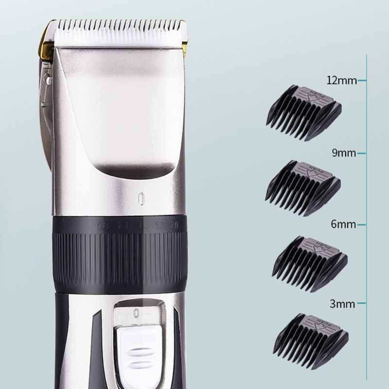 Electric Pet Hair Clippers Dog Fur Trimmer Grooming Hairdresser Kit Rechargeable Cordless Haircut Machine