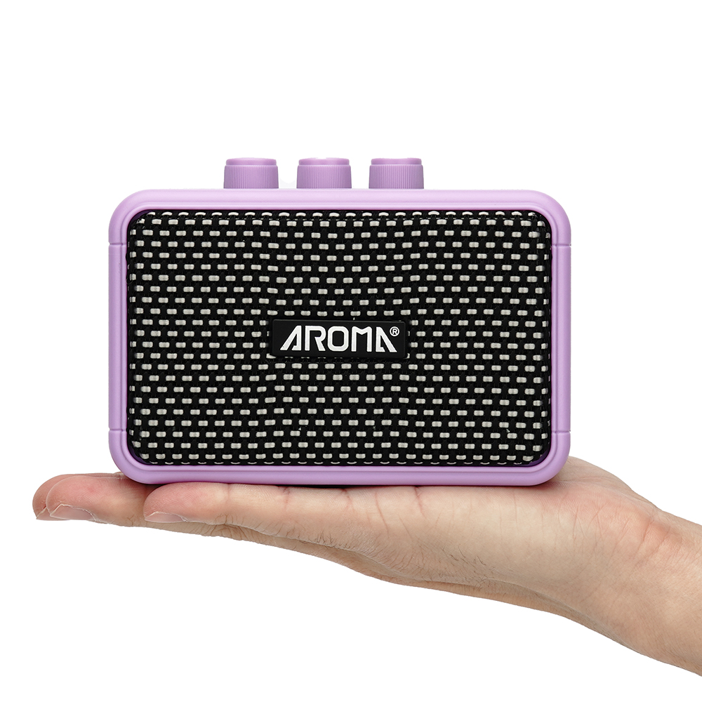 Aroma AG-04 Bluetooth Guitar Amp｜5W Portable Mini Amplifier｜Wireless Speaker for Electric/Acoustic Guitar FCC/CE Certified 🎸