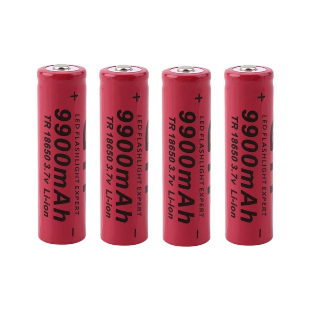 10 pz/lotto nuova batteria 18650 3.7V 9900mAh batteria ricaricabile agli ioni di litio per torcia a Led giocattolo torcia batteria 18650