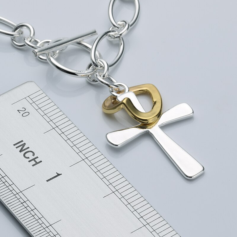 925 Zilveren Kruis Hanger Kettingen Voor Mannen Zilveren Ketting Mode-sieraden Accessoires