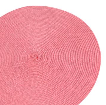 Chapéu de palha redondo para casamento, base Fascinator, acessórios para cabelo DIY, mulheres Derby, Pary, Kentucky Millinery Supplies, 38x38cm: Rosa