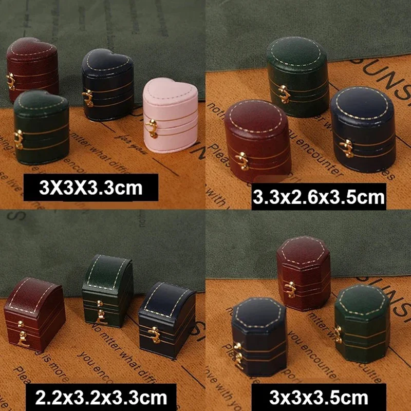 Ehering Kasten für Zeremonie, Verlobung sring Halfter Kasten für Vorschlag, Jubiläum, Ring Träger Kasten Schmuck Aufbewahrung koffer