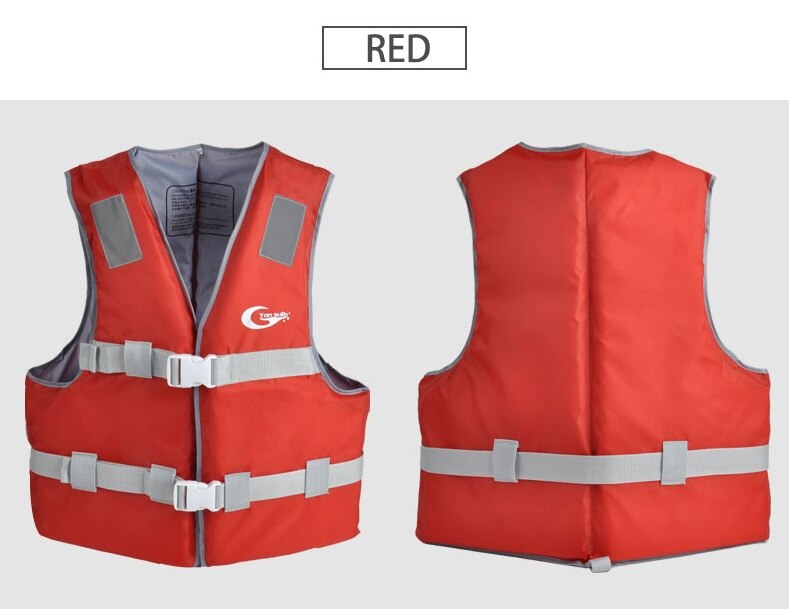 Yonsub Acqua Sicurezza E Prevenzione Nello Sport Uomini E Donne Giacca di Maglia di Pesca Fischietti Vita Giubbotti per Adulti di Nuoto in Barca a Vela: Rosso / XL