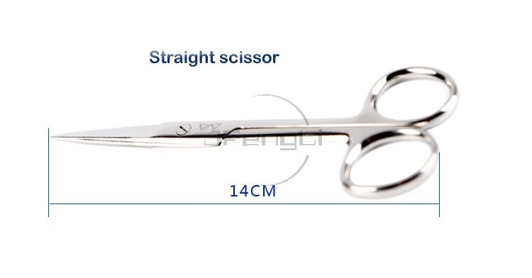 JFENGLI ADA style VIV Bend Straight Spring Scissor Stainless steel Scissor For plant tanks aquarium