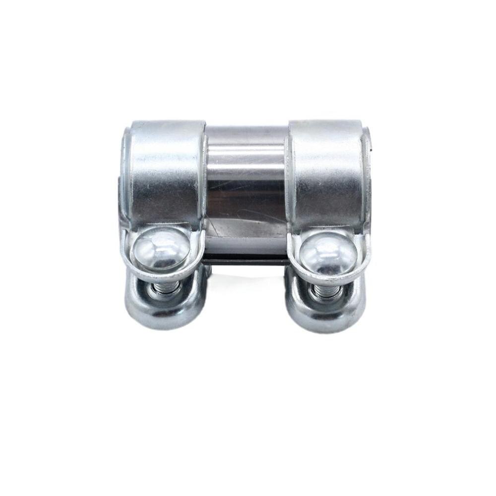 Exhaust Pipe Clamp Exhaust System Universal Double Clamp Exhaust Fitting Made Of High Materials