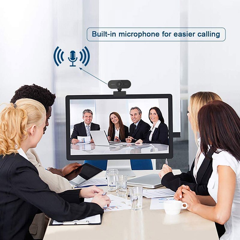 1080P Webcam Conference PC Web Camera With Mic Interface Web Camera For Video Calling Network Teaching Office Meeting