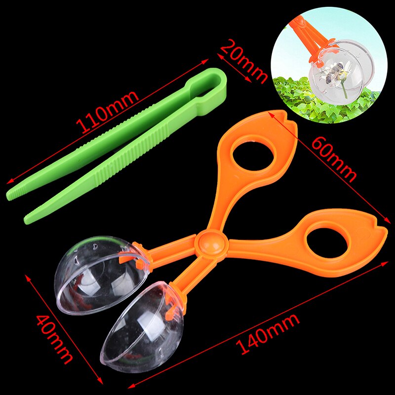 Leuke Natuur Exploratie Speelgoed Kit Voor Kids Kinderen School Plant Insect Biologie Studie Tool Set Plastic Schaar Klem Pincet