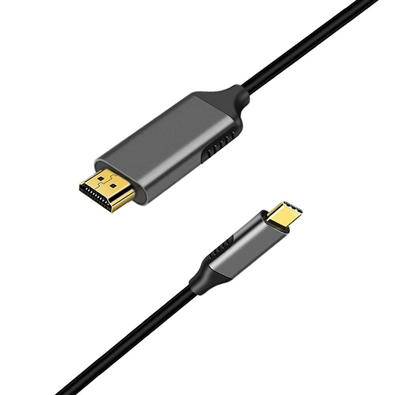 USB C to HDMI Cable Adapter 4K 60Hz Cable Adapter Thunderbolt 3 Compatible for Android Phone ChromeBook Etc