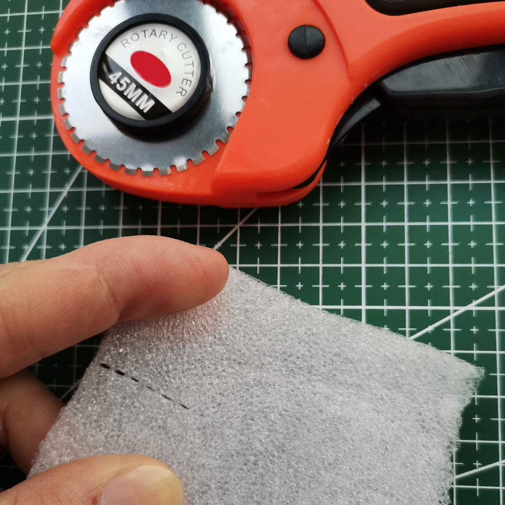 Patchworkowy zestaw noży obrotowych narzędzia robić cięcia papieru 45mm obrotowe ostrze skokowe łatwe robić rozdarcia narzędzie Olfa DIY perforator