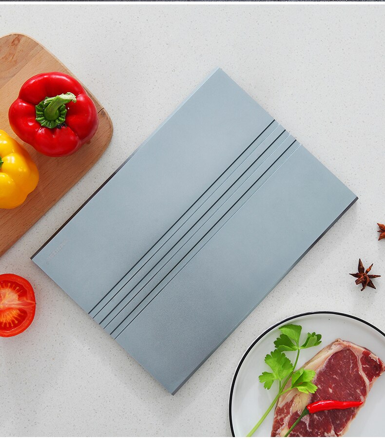 Meat Fast Defrosting Tray Fish Forzen Food Defrost Tray Defrosting Tray Defrost Plate Plaque De Cuisson Thawing Trays EA6JDB