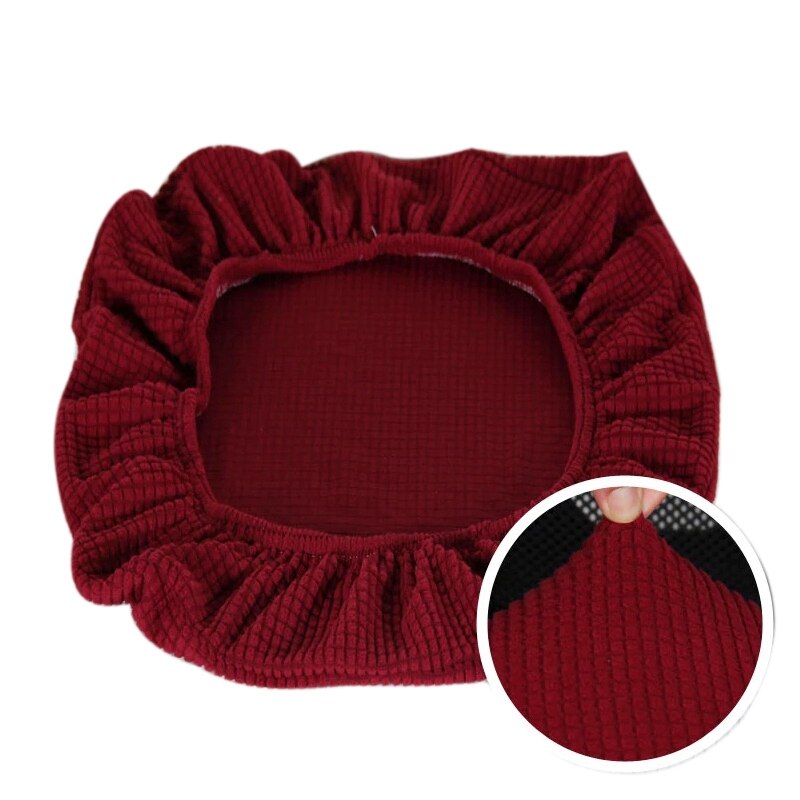 Elastyczny pokrowiec na krzesło biurowe żakardowe pokrowce na siedzenia kukurydza polarowa Slipcover elastyczny ochraniacz na fotel komputerowy Sillas De Oficina