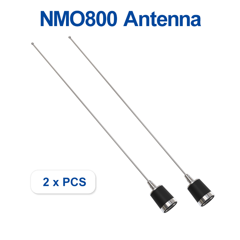NMO Antenna Daul Band VHF/UHF 134MHz&430Mhz NMO800 51CM for Ham Car Radios Walkie Talkie High Gain Antenne Mobile Station Aerial: black