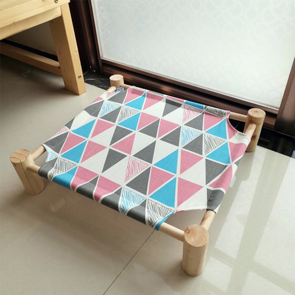 Été chat hamac lit maison pour animaux de compagnie pour chiens chiot paresseux tapis coussin chaise longue pour chats chaton chalets hiver fournitures de couchage pour animaux de compagnie: A-Color flag
