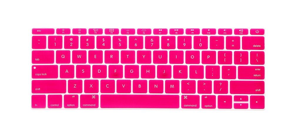 For Apple Macbook Pro 13" Inch Keyboard Skin Cover Protector Us Version A1708 (No Touch Bar) For Mac Book Pro 13.3 1708: rose