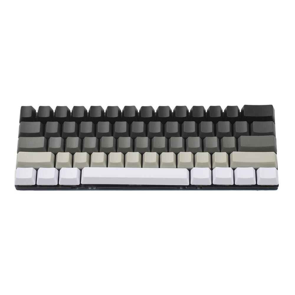 YMDK White Gray Black Mixed 87 61 Key Side Print B... – Grandado