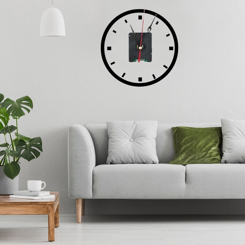 Quartz DIY Wall Clock Movement Kit Germany EU Wave Mechanism Repair Parts Replacement Parts Sweep Silent Movement Set