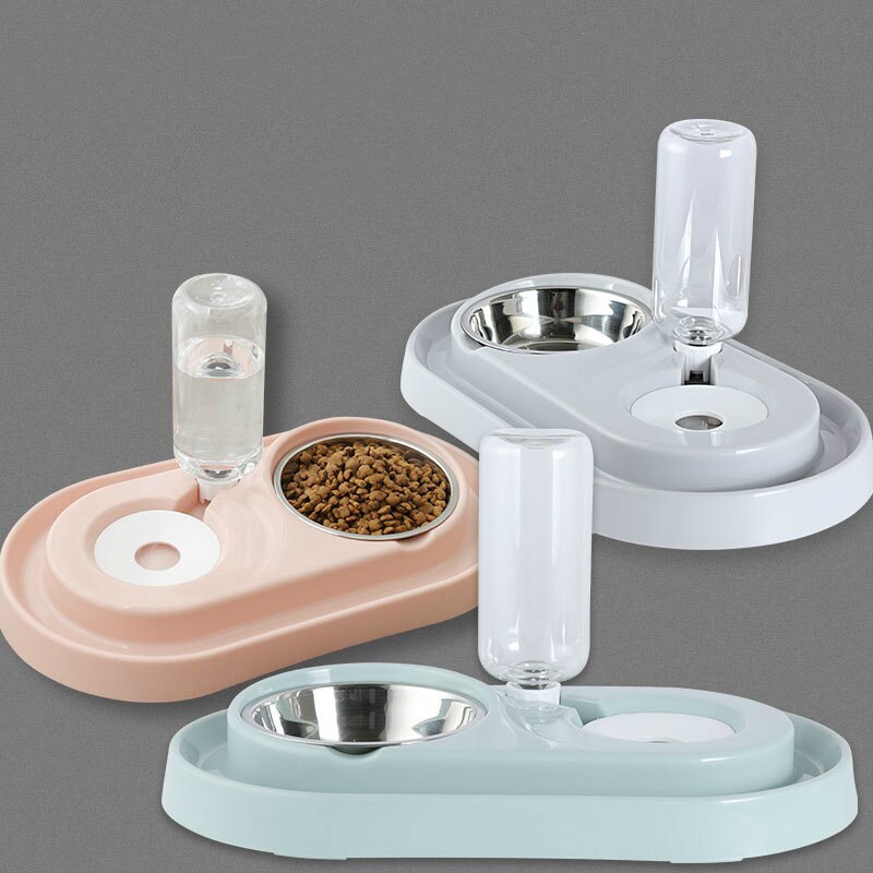 Automatische voerbak voor huisdieren, drinkbak voor honden en katten, grote capaciteit dispenser voor katten en katten