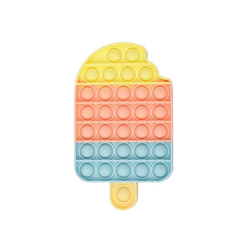 Push Pop Bubble Sensory Toy Autism Needs Squishy Stress Reliever Toys Adult Child Funny Anti-stress Pop It Fidget Reliver Stress: D