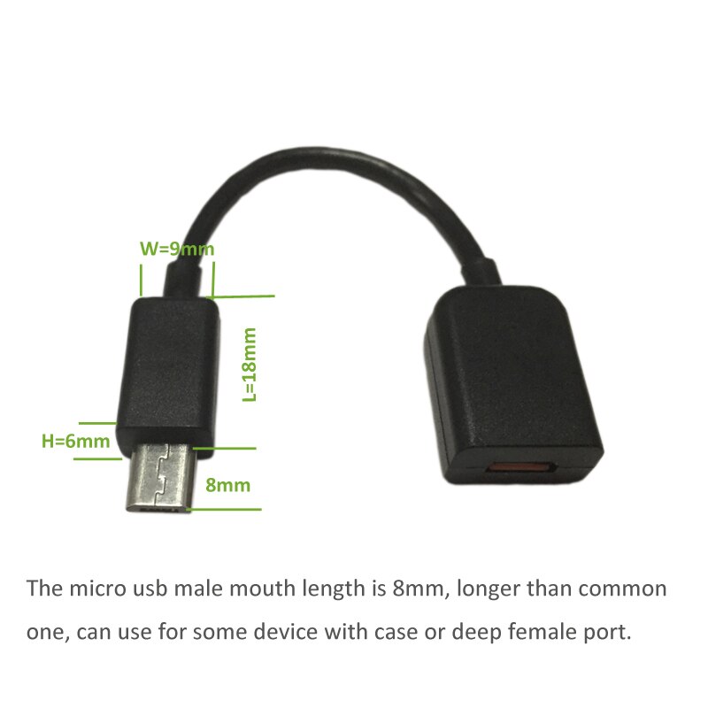 ULT-Best Micro USB 5Pin Male to Female M/F OTG Extension Cable data sync Extender Cabo for Keyboard Mouse USB Flash 10CM 100CM