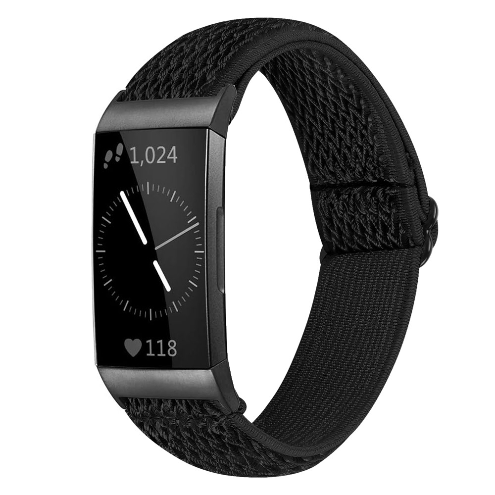 Nylon Elastic Bracelet Band Loop For Fitbit Charge 4 3 Woven Sports Watch Wrist Strap For Fitbit Charge 3 4 se
