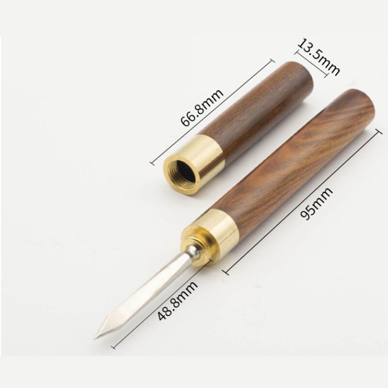 Brechen Neugierigen Tee Ziegel Professionelle Werkzeug Sandelholz Tee Messer Nadel Holen mit Holz Griff Puer Tee Werkzeuge Kegel Tee Messer: Stil 3