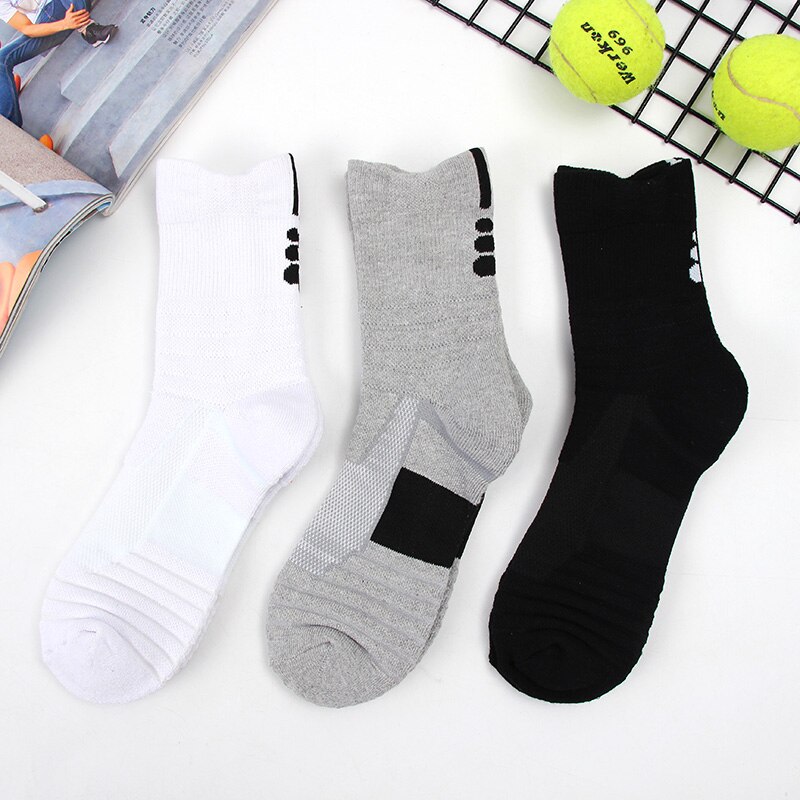 SUPER ELITE Sport Sokken Workout Jogging Fietsen Basketbal Running Ski Man Vrouwen Wit Zweet Zwart Grijs Goedkope Sokken Lage Hoge