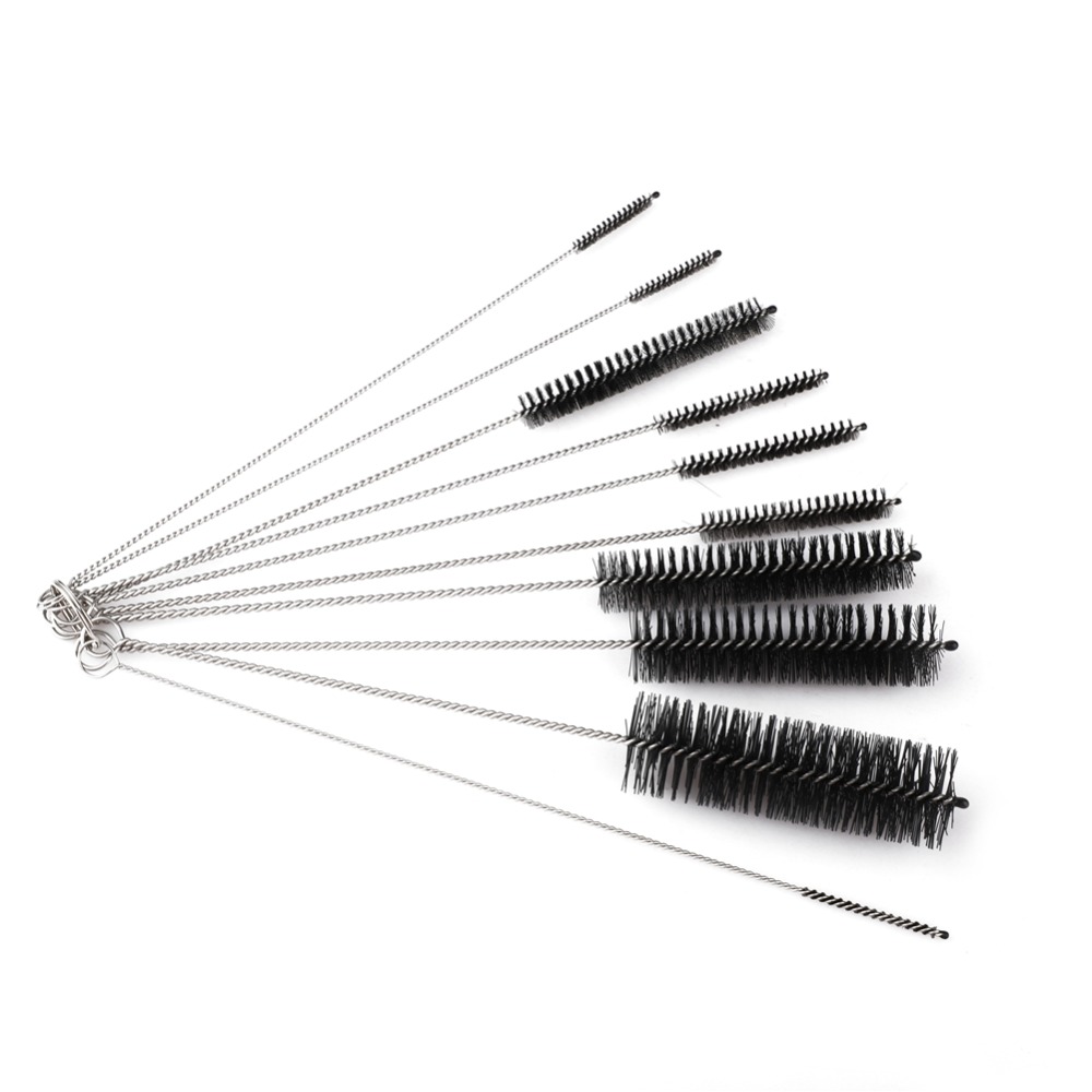 11 Pcs Flexible Sink Drain Unblocker Brush Cleaner Drain Brush Kitchen Shower Bathroom Cleaning Tools