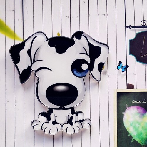 Hond Badge Broche - Acryl Pin - Kawaii Harajuku Stijl Decoratieve Kraag Sjaal Revers Pin: Style 14