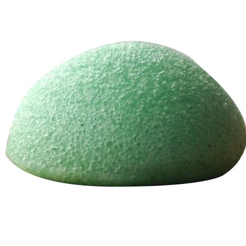 Konjac Konnyaku – tampon de lavage pour le visage en Fiber, éponge de nettoyage, exfoliante, verte: Default Title