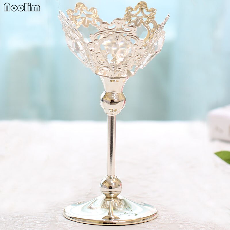 Bougeoir Métal 3 Branches Style Européen Or – Chandelier Élégant Pour Mariage, Dîner Aux Chandelles Et Décoration