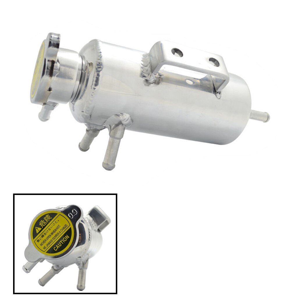 Universal Radiator Coolant Swirl Pot Breather Air Tank Catch Can Kits