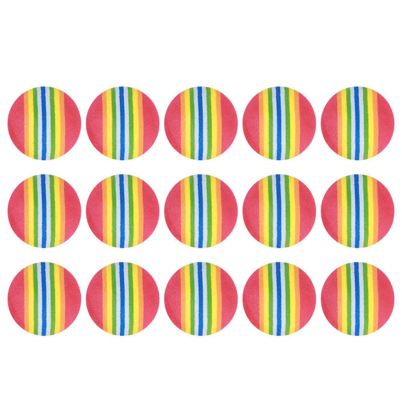 Indoor Practice Ball Ball for Golfers Building Areas Indoor Practice Playground Club: Rainbow colors