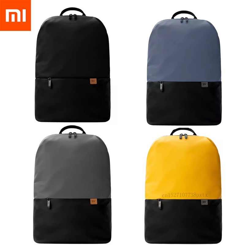 Newest Xiaomi Simple Casual Backpack 20L Large Capacity 450g Super Light Innovative Waterproof Side Pockets Laptop Backpack