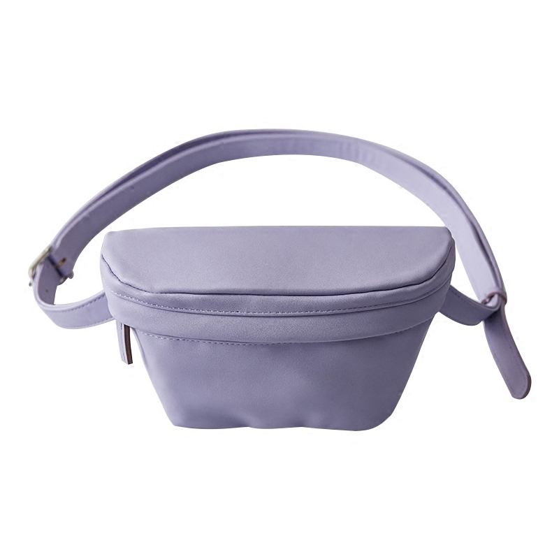 [BXX] ¡novedad de ! Bolso bandolera de piel sintética de Color blanco Pulpre para mujer, bolso bandolera con cremallera, riñonera, todo coincide con LM897: light pulpre