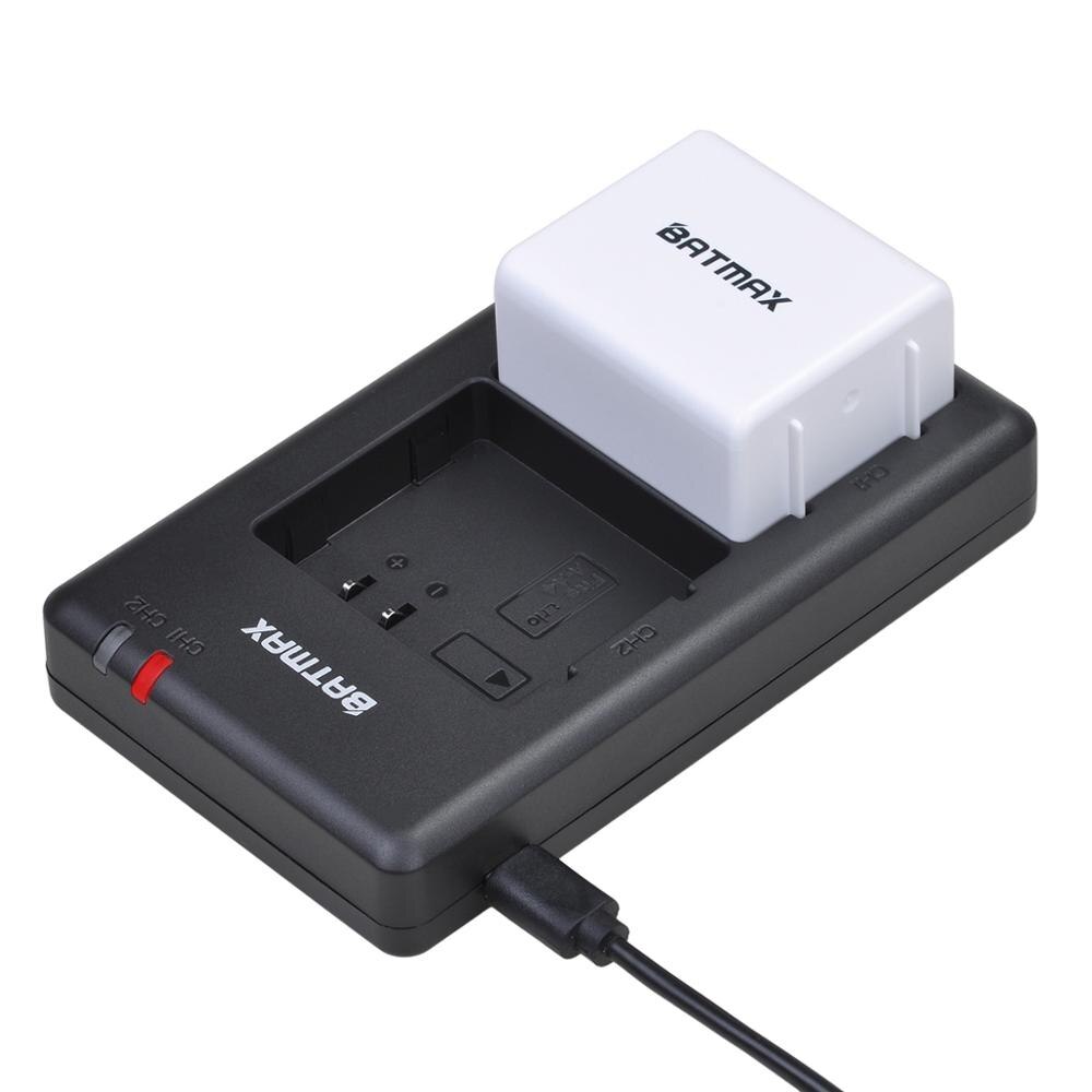 2Pcs 3,85 V 4800mAh Batterie + Dual USB Ladegerät für Arlo Ultra und Pro3 Kamera (VMA5400): 1Pc set