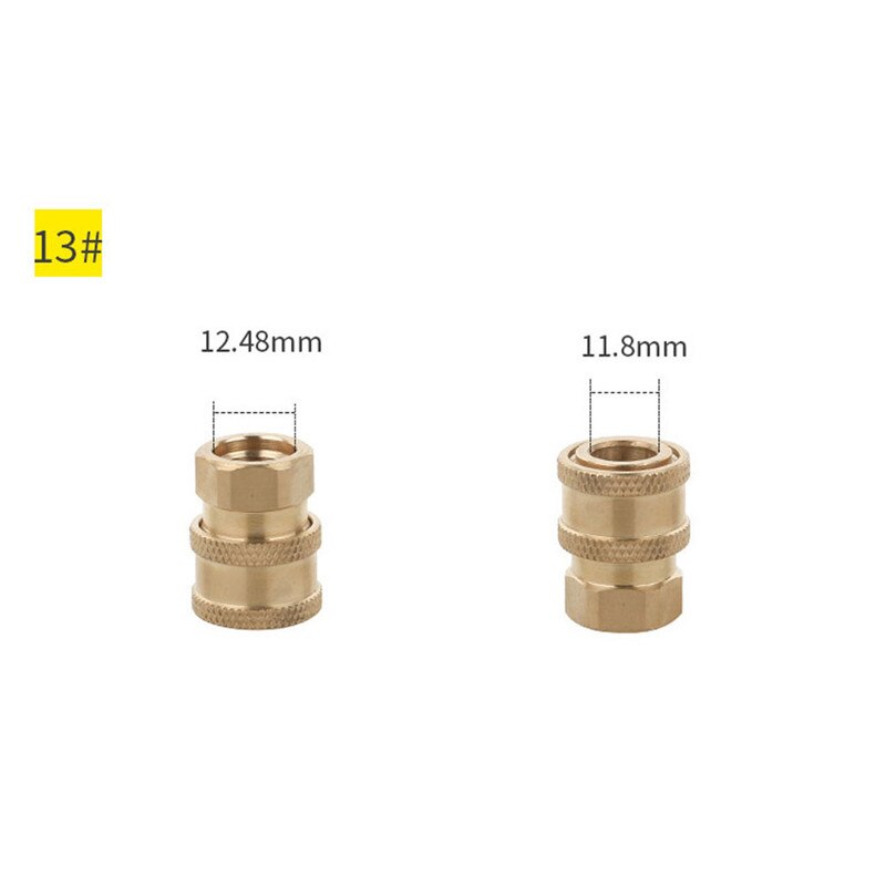 1/4 &quot;Quick Connect Koppler Adapter-Auto Sauber 1 ~ 14 # Waschen Druck Washer Anschluss für Schnelle Anschluss garten Schlauch Auto Washer: GRAY