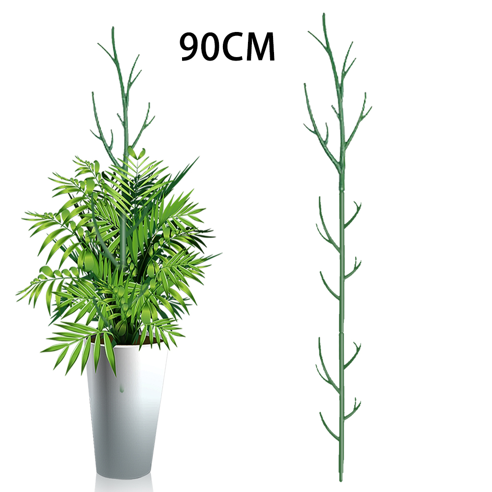30/60/90cm galho planta suporte 3 pçs suporte ramo de árvore plantas estacas treliça destacável para jardim vaso flor musgo pólo: Dourado