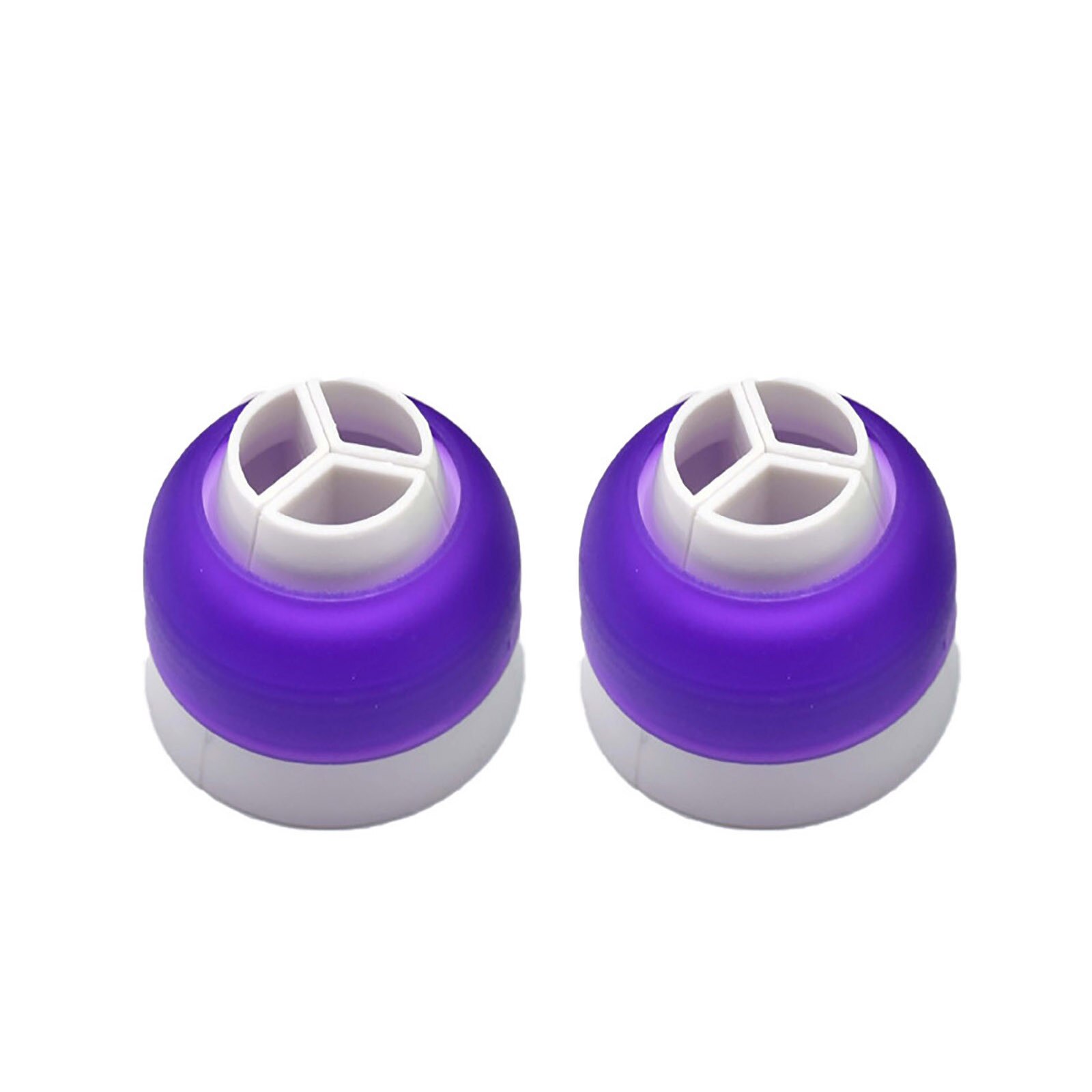 1pcs Large Size Baking Tri-color Coupler Decorating Tool Fondant Cake Decorating Bag Converter For Icing Piping Nozzles 5: 2pc