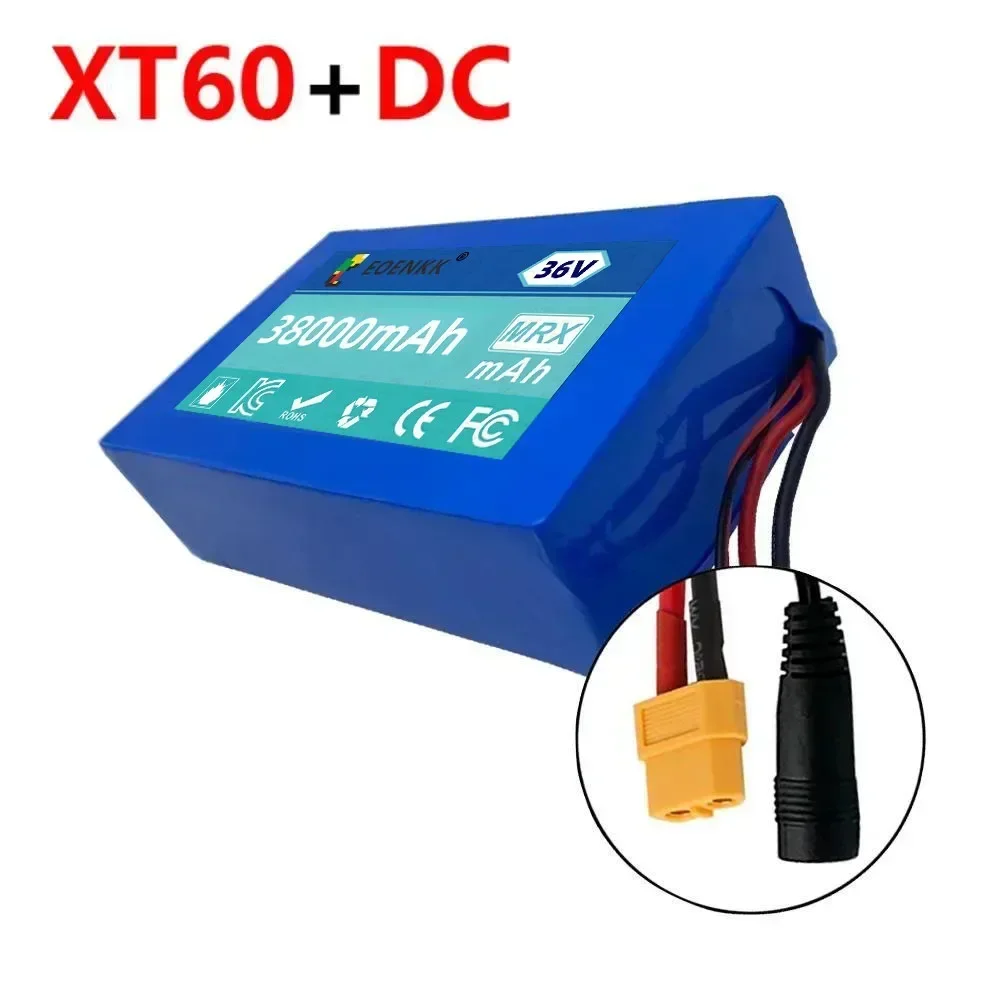 36V 38Ah electric Battery 38Ah 10S2P 18650 Lithium Battery Pack 550W 38000mAh 42V City Coco Cooter Vehicle Battery with BMS: Pink