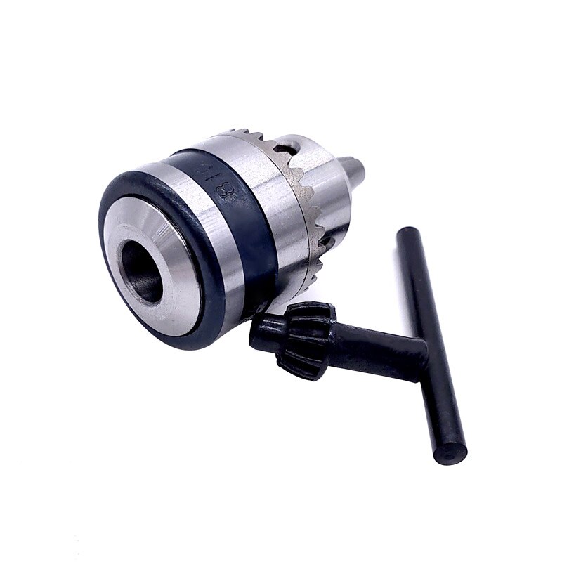 1pcs 0.6-6mm B10 3/8 24UNF Thread Drill Chuck Conversion Drill Chuck Wrench Into Electric Drill Keyless 3 Jaw Chuck