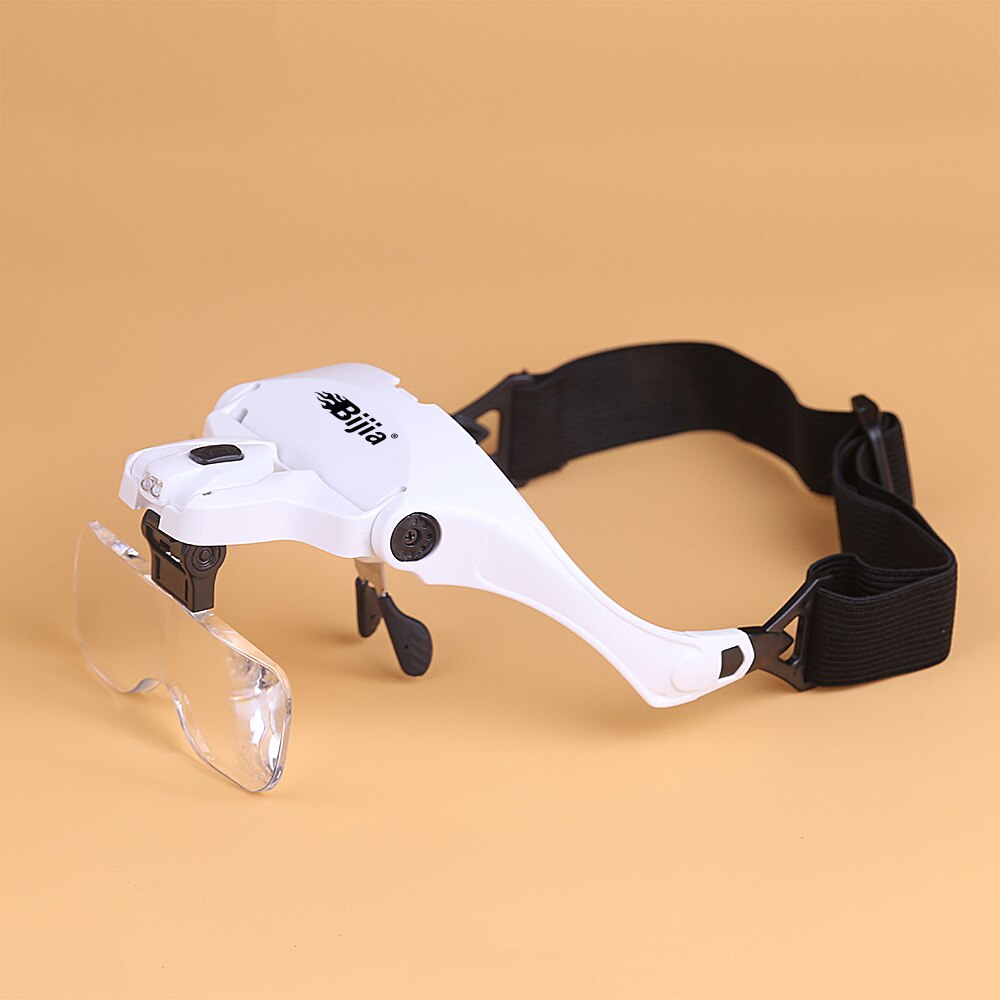 Loupe Pour Tête, Loupe Serre Tête À Led Loupe Loupe Mains Libres 1.0X,1