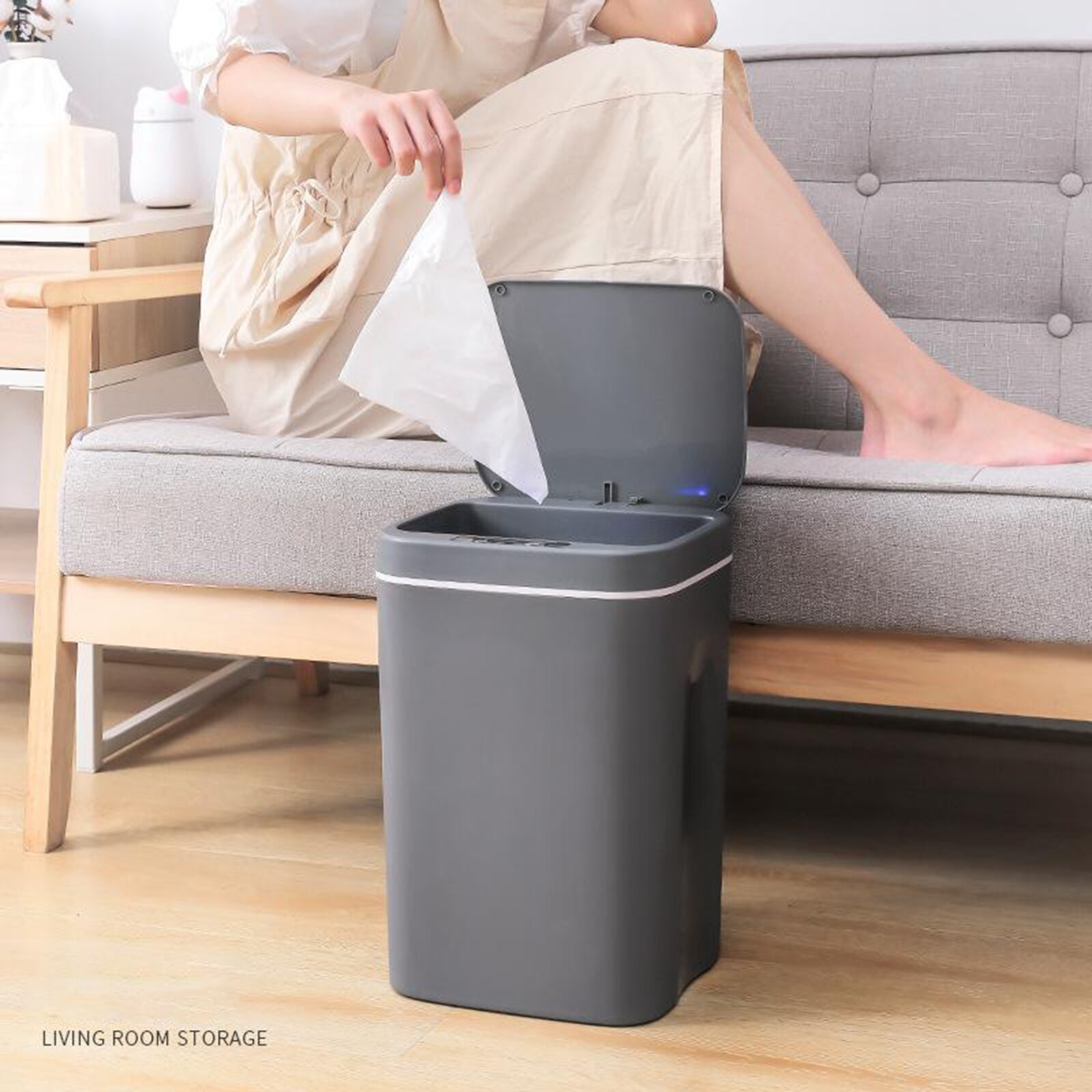 12L/14L/16L Intelligent Trash Can Smart Motion Sensor Automatic Waste Bins