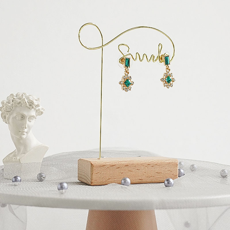 Organisateur de bijoux Support en bois Bracelet boucle d'oreille Support d'affichage décoration Support boucle d'oreille Support affichage décoration Rack petit