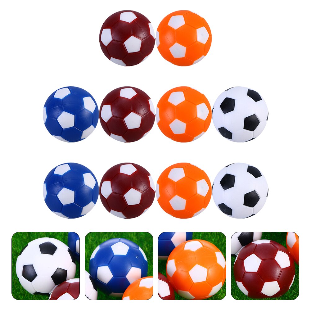 10szt. wytrzymały Tabela piłka nożna kulki Plastikowy Foosball zastąpienie Foosball