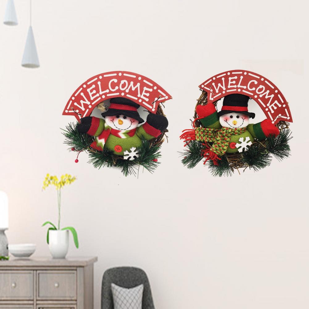 Lichtgewicht Hout Lichtgewicht Prachtige Deur Krans Ronde Deur Krans Slijtvast Voor Patio